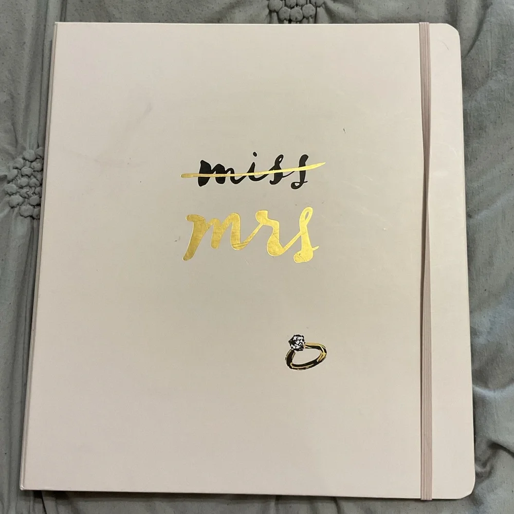 Used Kate spade wedding planner/binder